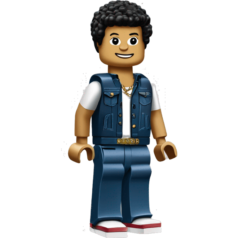 BRUNO MARS lego full body emoji