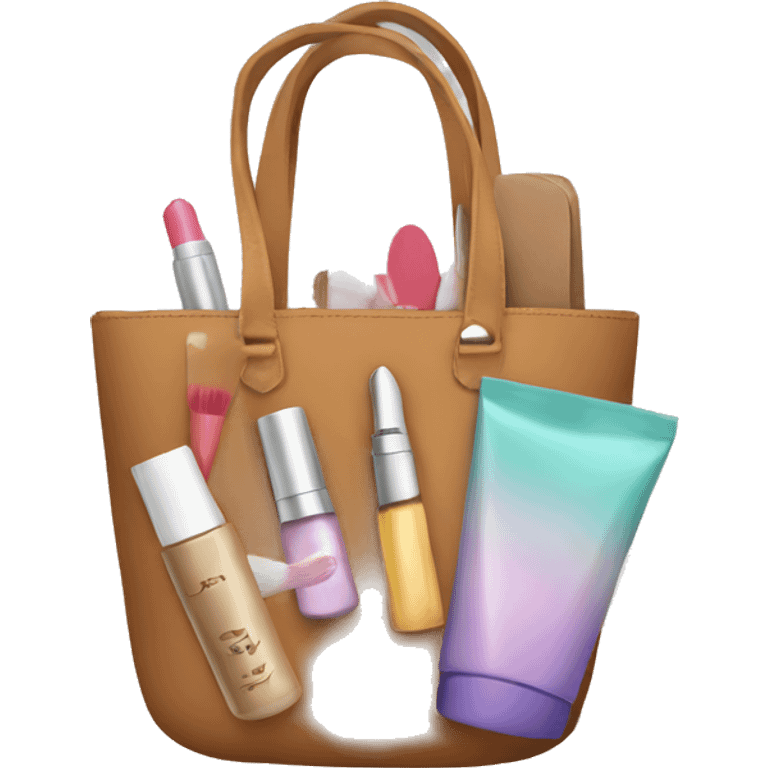 bag with cosmetics in it emoji