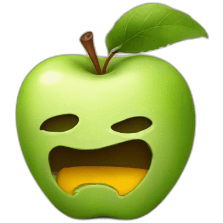 bited-apple emoji