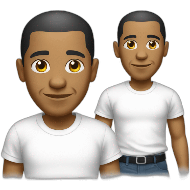 barack obama with white t shirt emoji