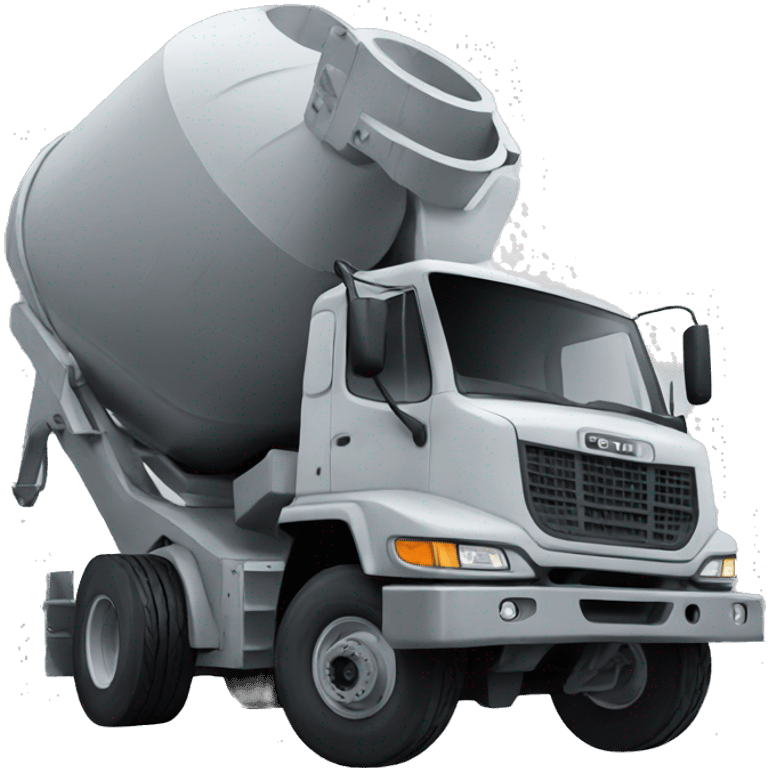 Concrete mixer emoji