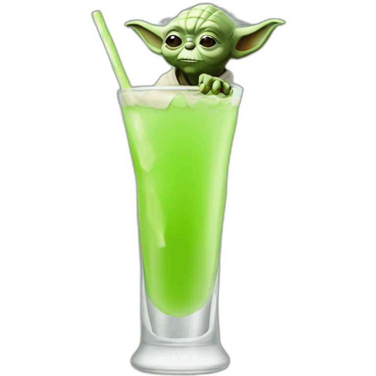 Yoda drink emoji