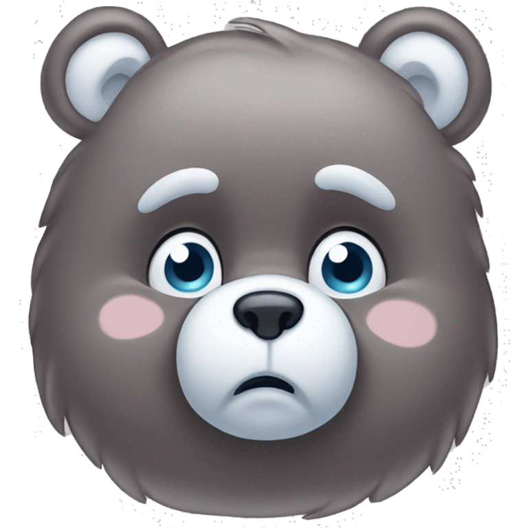 grumpy care bear emoji