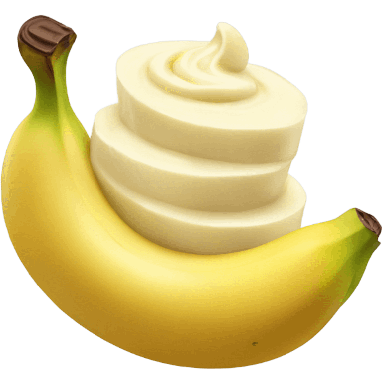 Banana cream emoji