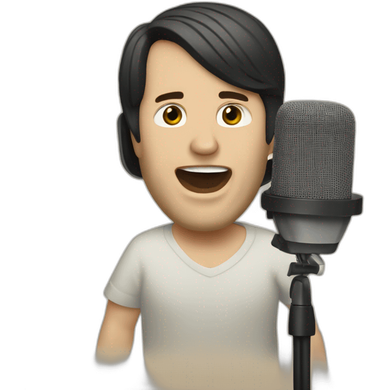 Brian Wilson recording vocals emoji