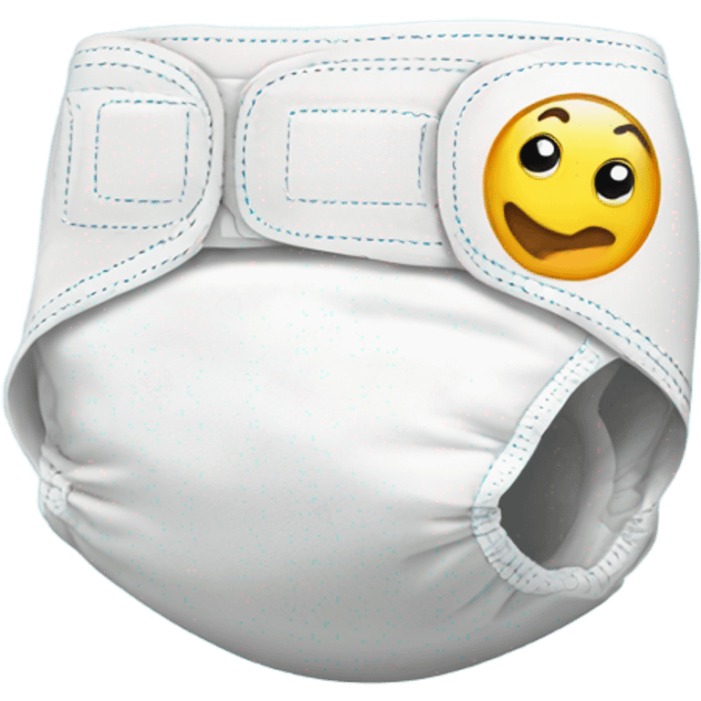 Plastic backed diaper emoji