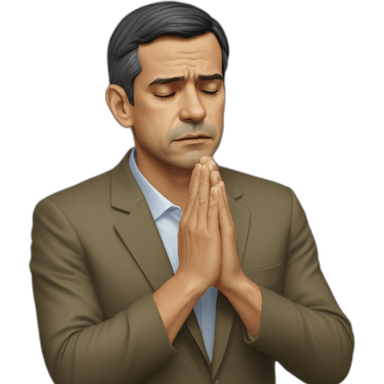 Pedro sánchez praying emoji