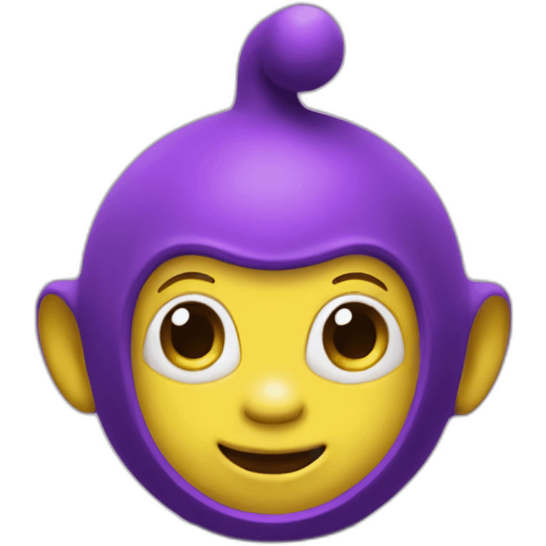 Tinkywinky Teletubbies emoji