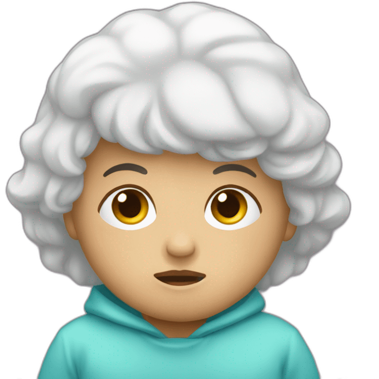 Bébé qui pleure emoji