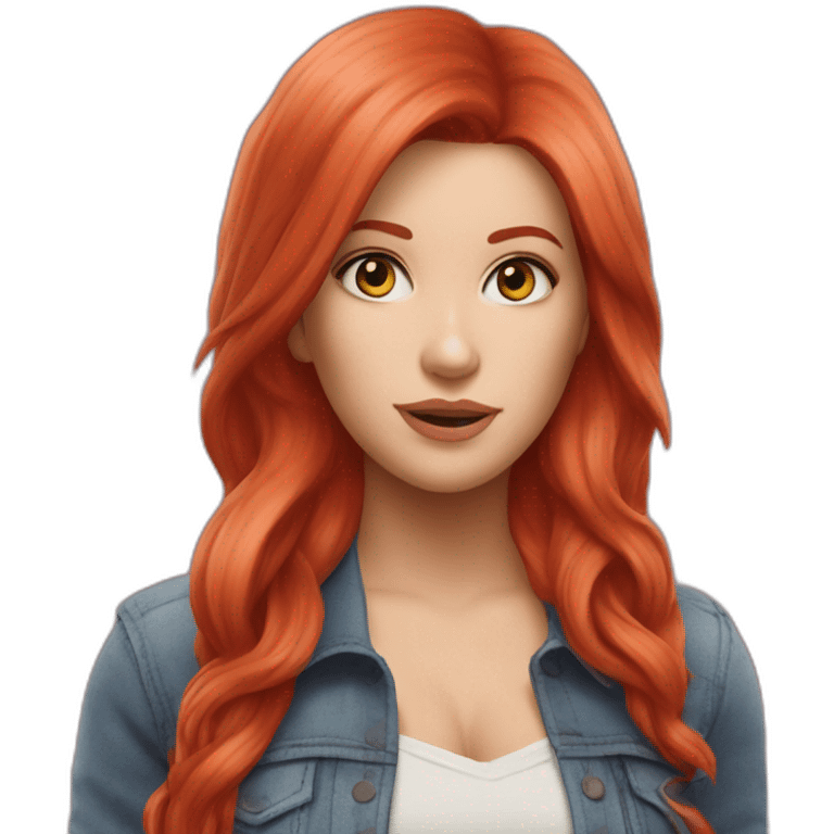 redhead wanda nara emoji