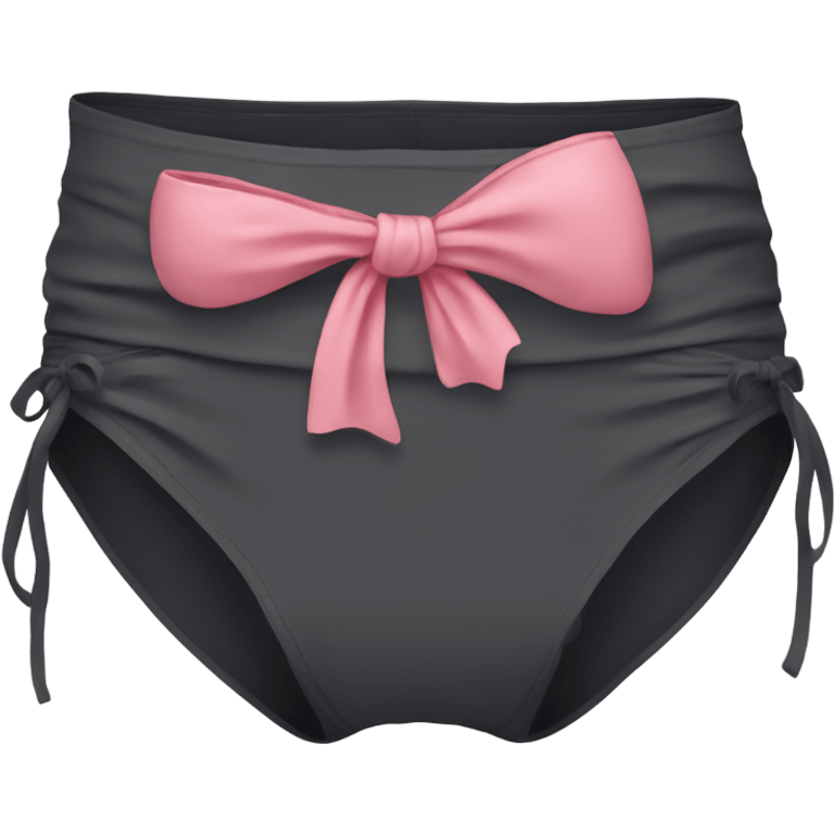 Bathing suit bottoms with bow emoji