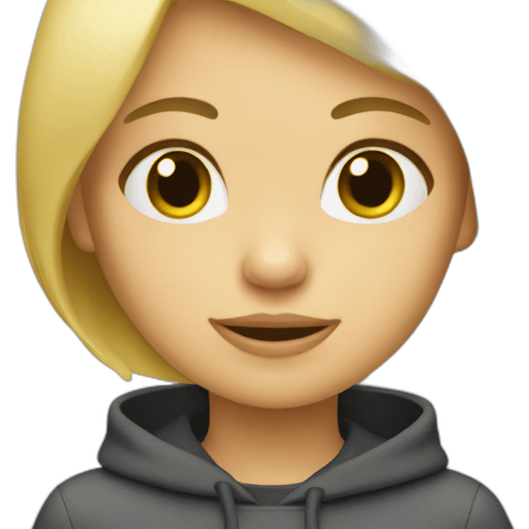 Blond girl emoji