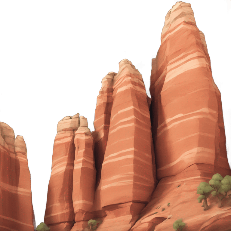 Zion national park red rock formations emoji