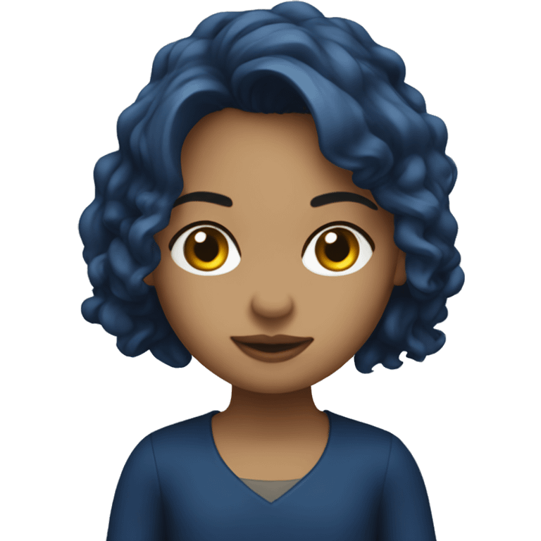 Mini Kelly, dark blue emoji