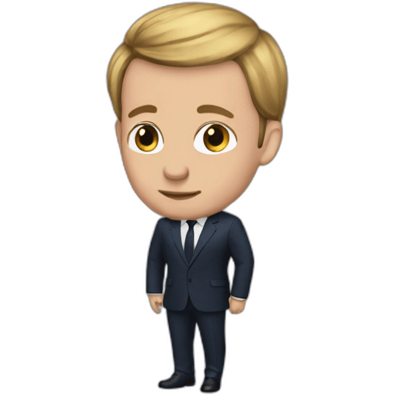 Macron pregnant emoji