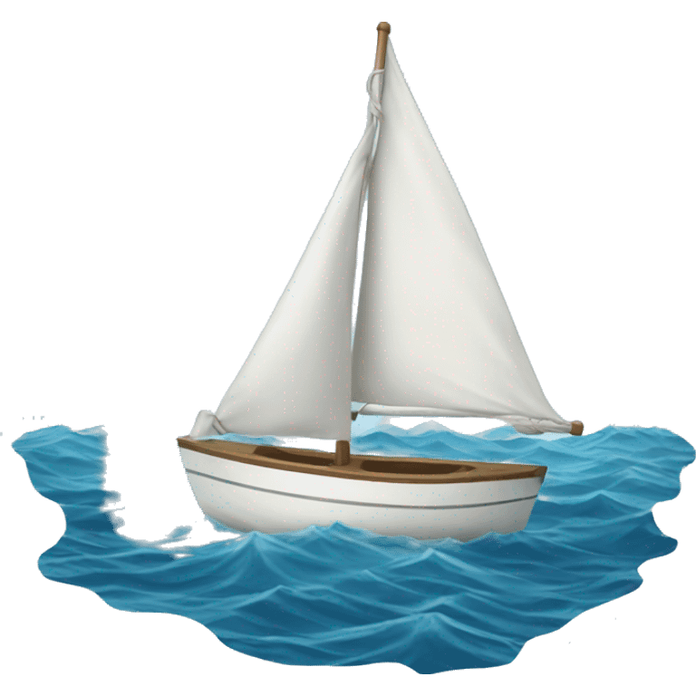 sailboat in the ocean emoji