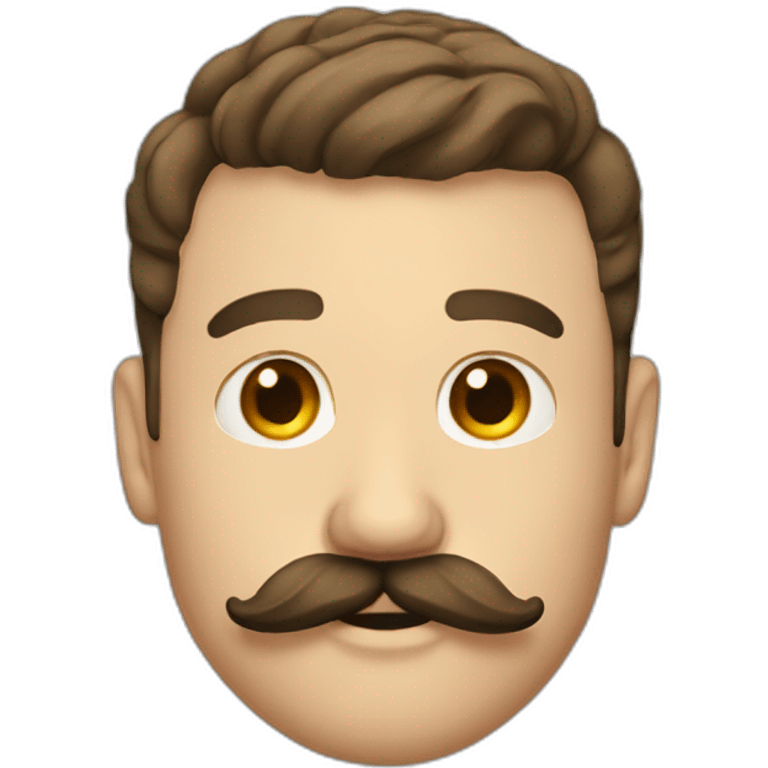 ryan goseling with moustache emoji