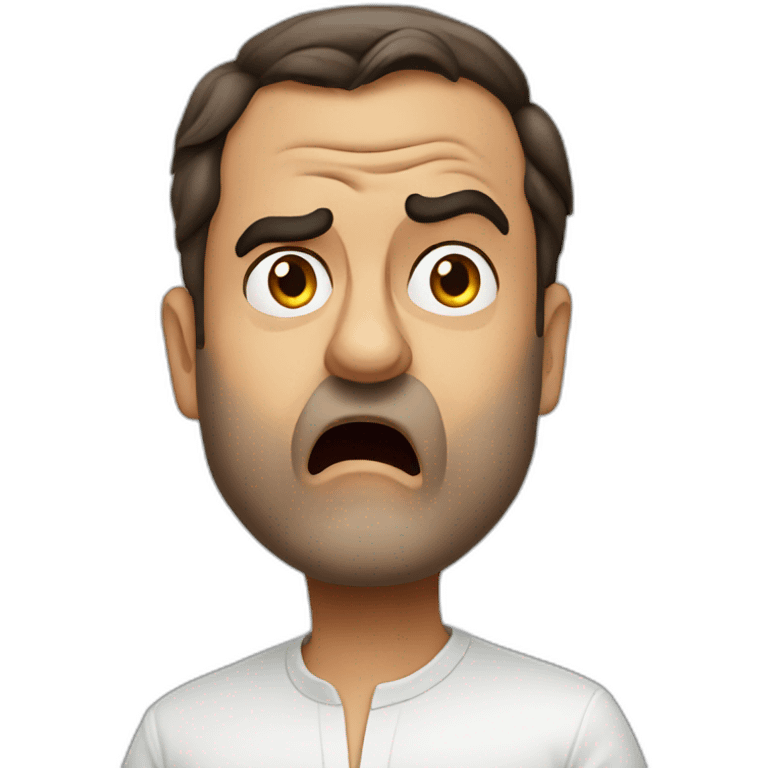 rahul gandhi angry emoji