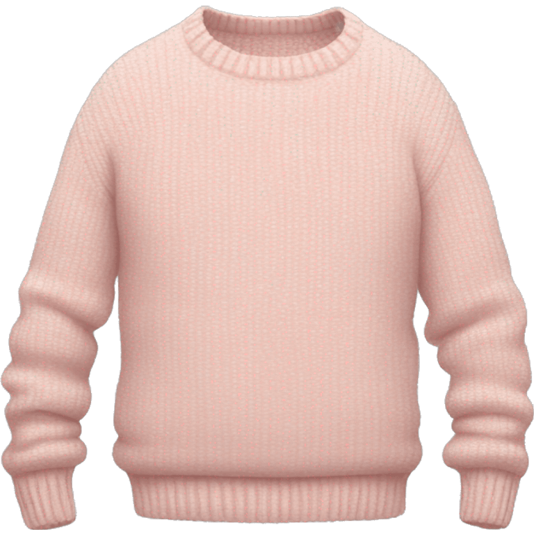 Pale pink sweater  emoji