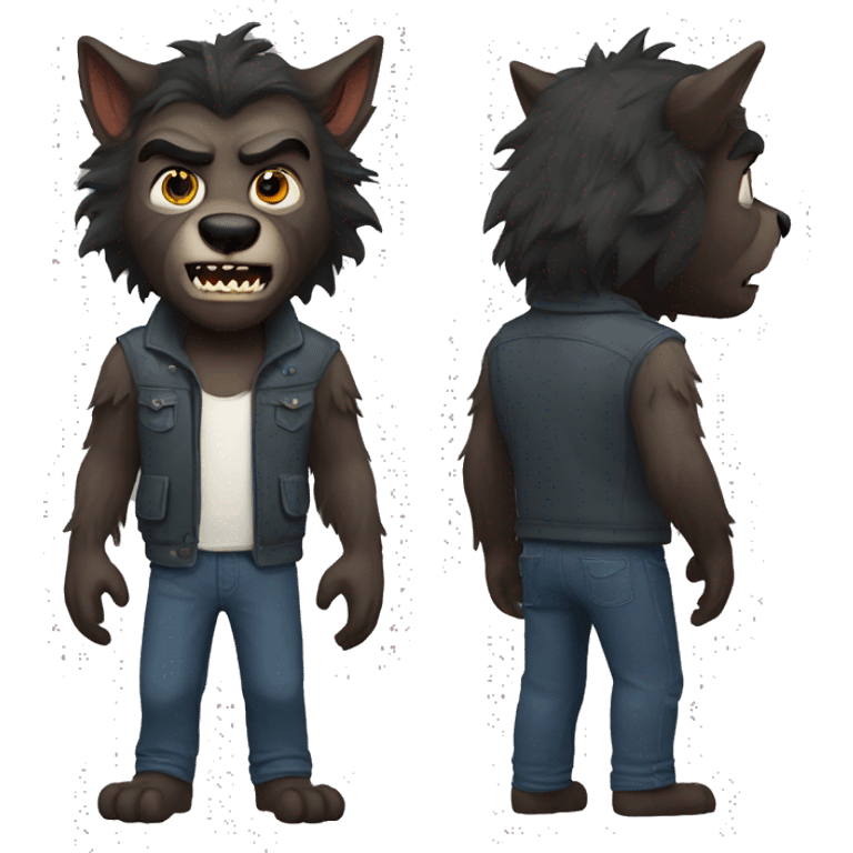 Werewolf emoji