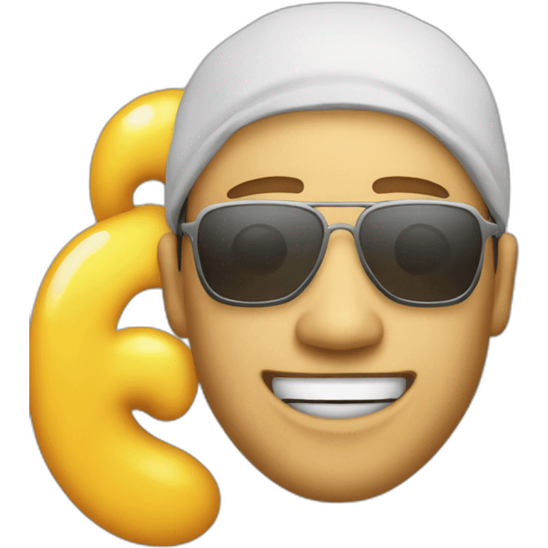 Happy-man-face-rapper-costume emoji