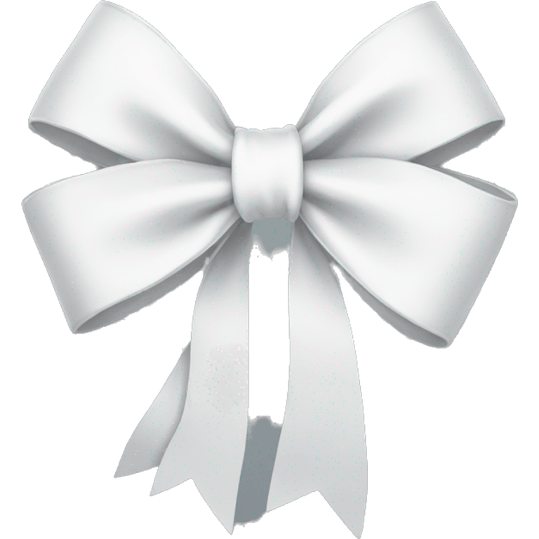 White bow emoji