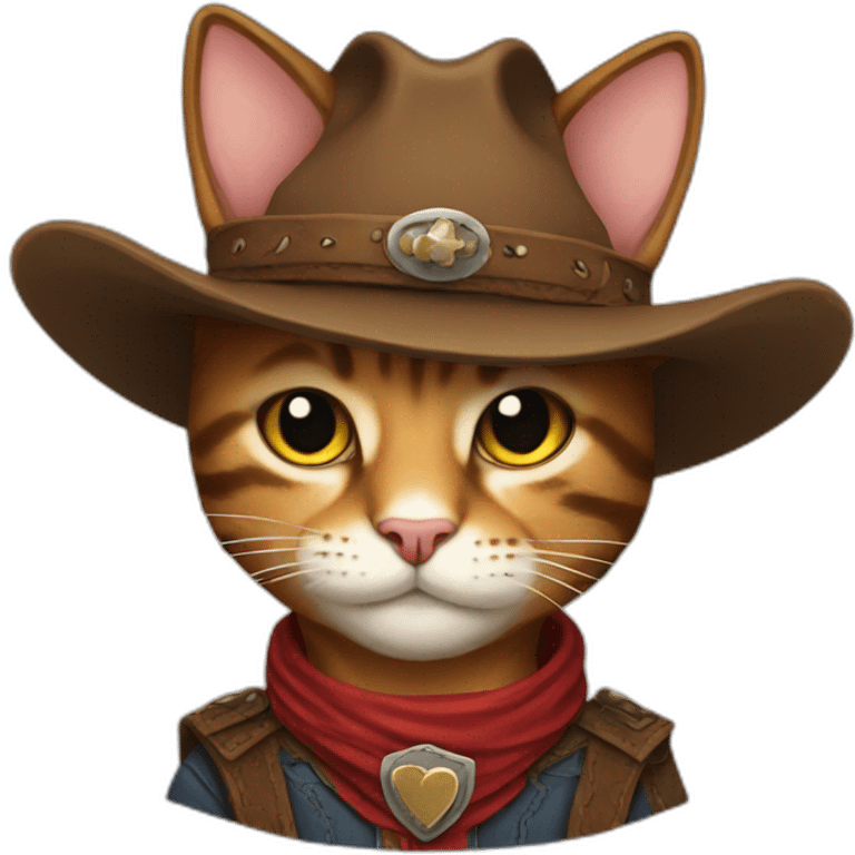 cowboy cat emoji