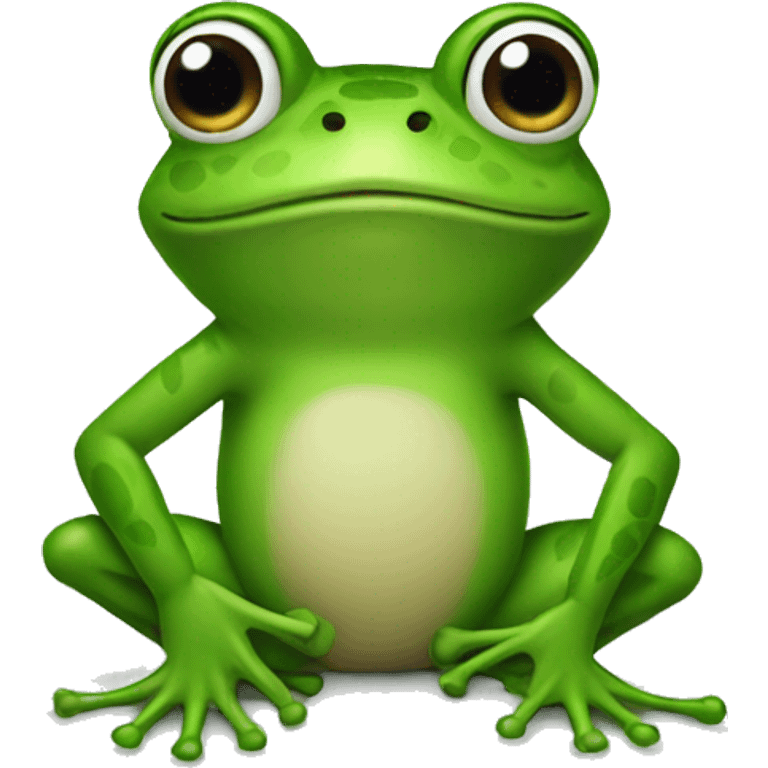 Frog without leg emoji