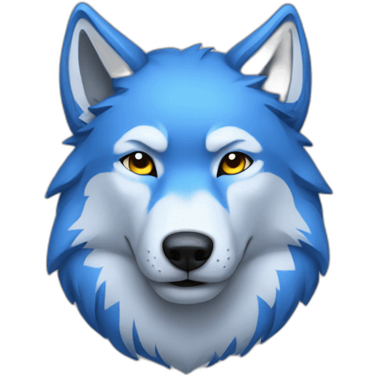 blue wolf emoji