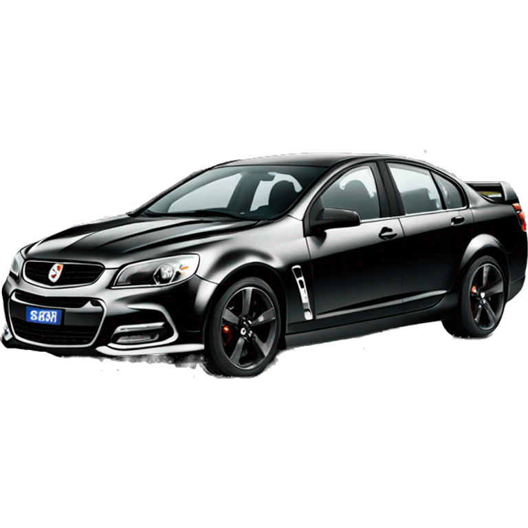 Holden commodore black v8 emoji