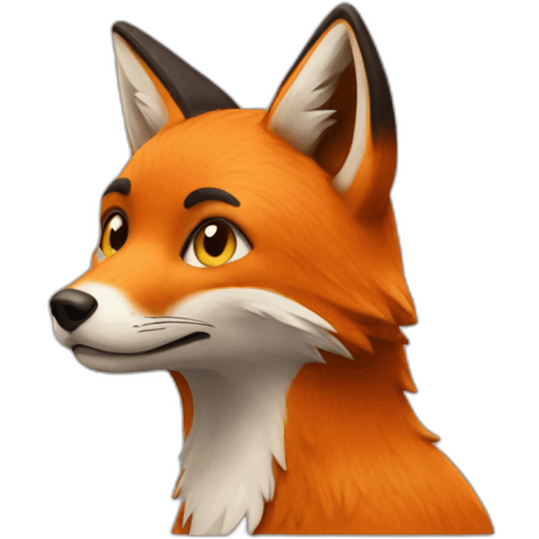 #1 fox emoji