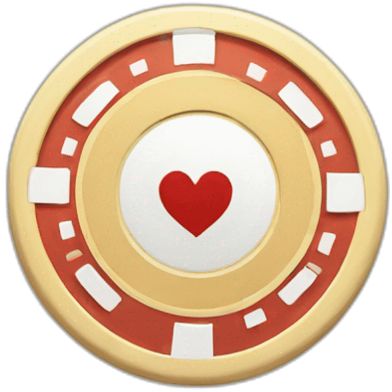 poker chip emoji