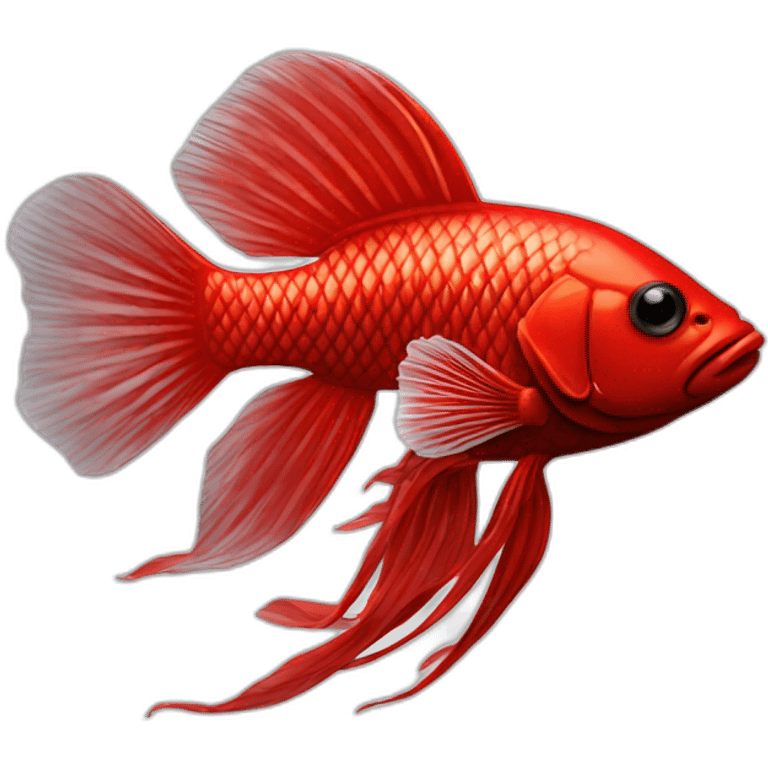 fighting Fish red emoji