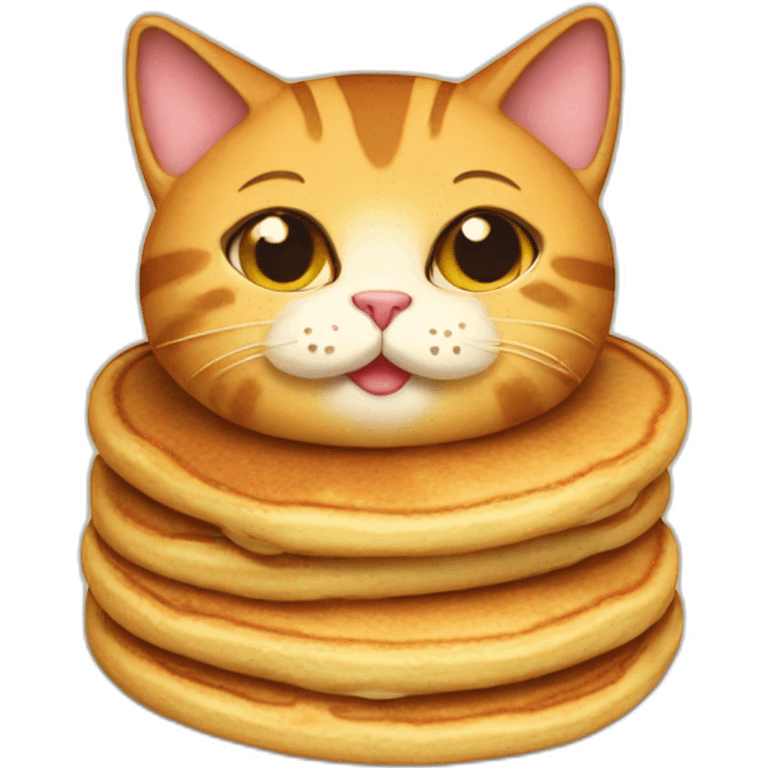 Pancake cat emoji