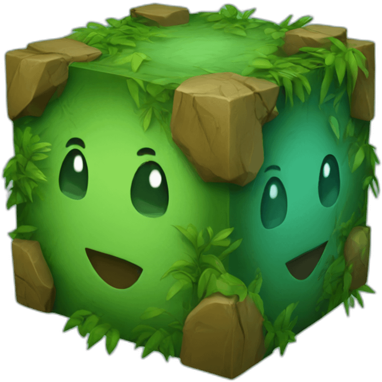 Jungle cube emoji