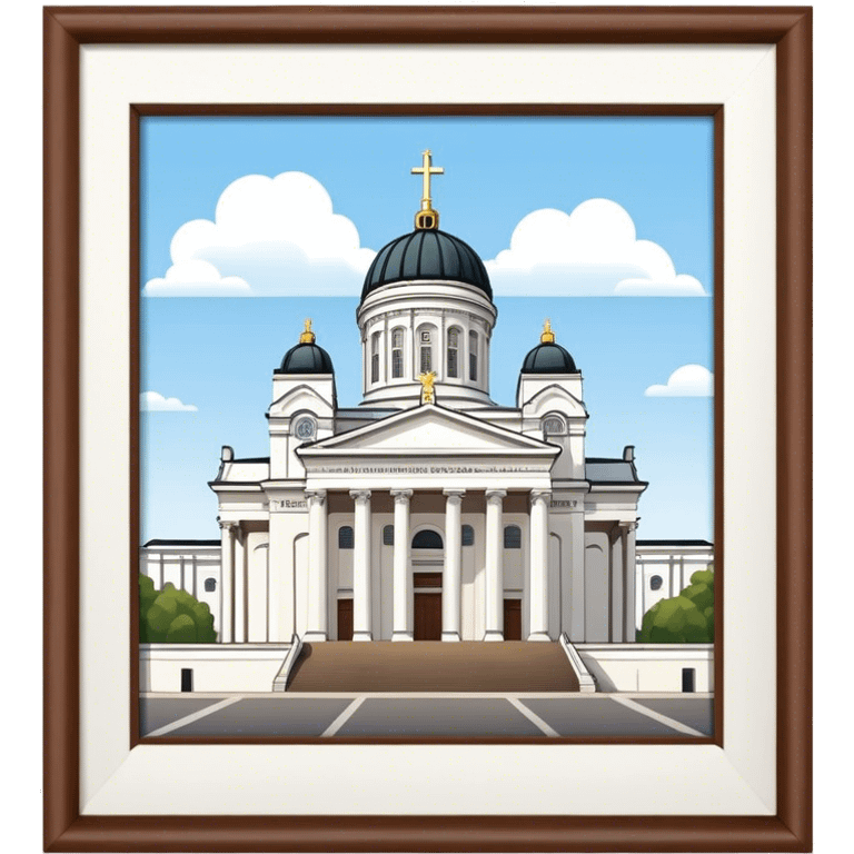 Helsinki cathedral  emoji