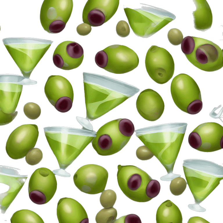 Olives martini emoji