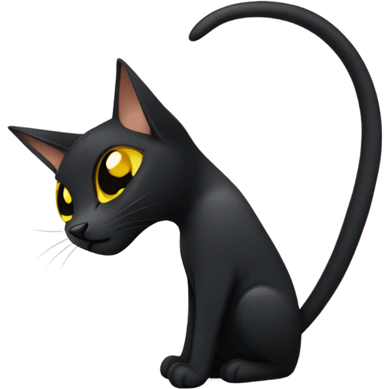 Black cat emoji