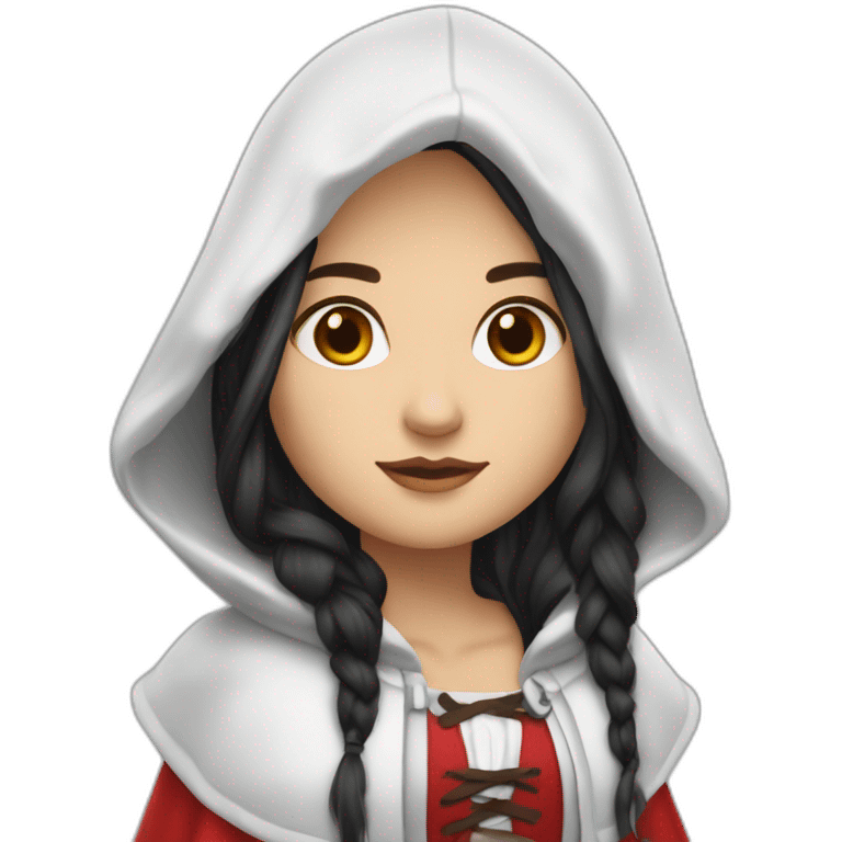 red-ridding-hood-white-girl-with-long-black-strait-hair-with-white-break emoji