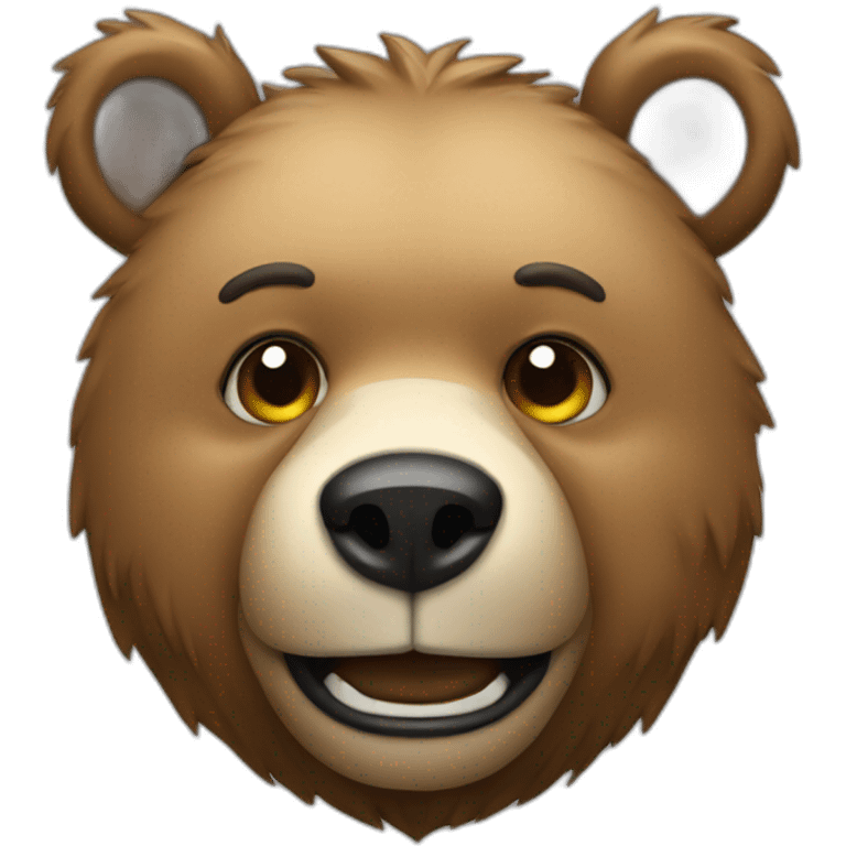 Bear with rad gag emoji