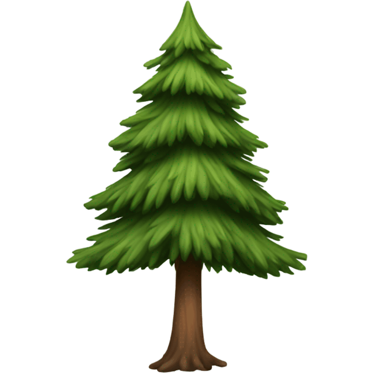 realistic fir tree emoji