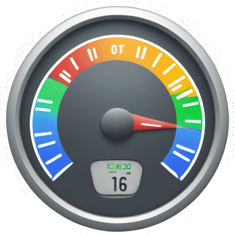 Speedometer emoji