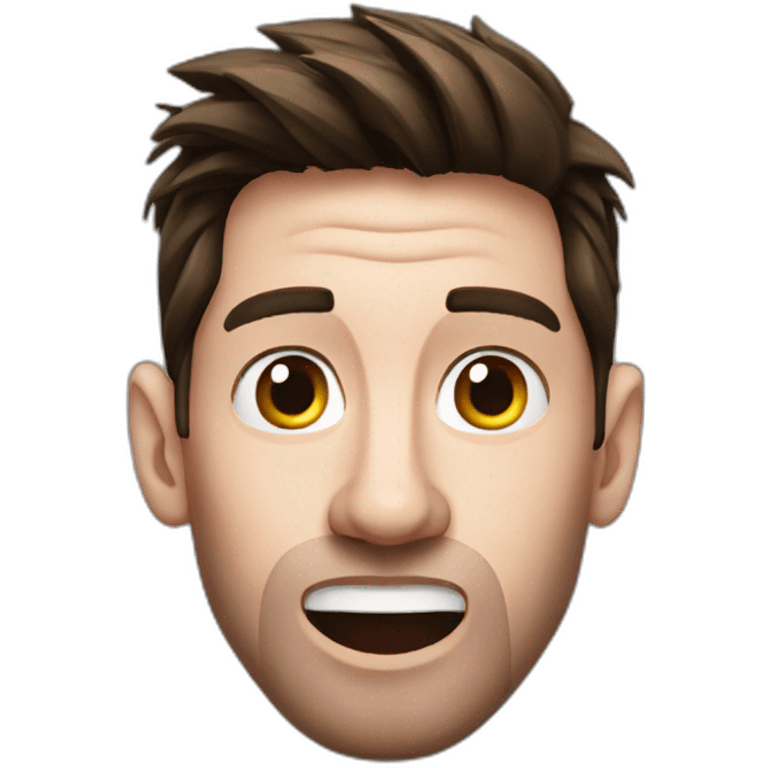 messi surprised emoji