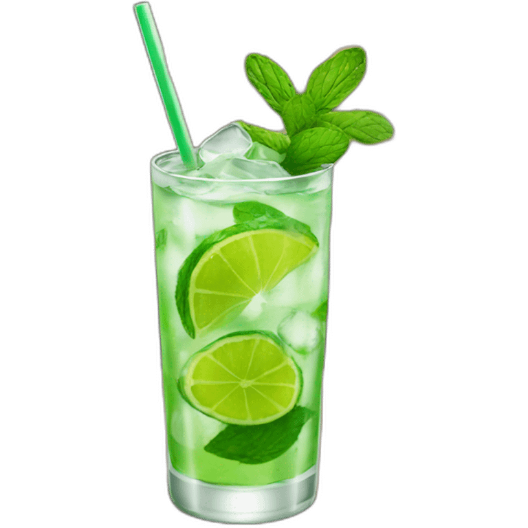 Six mojito at bar emoji