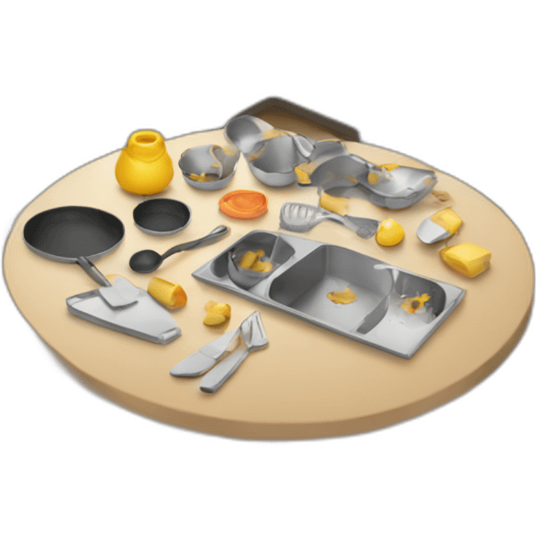 kitchen mess emoji