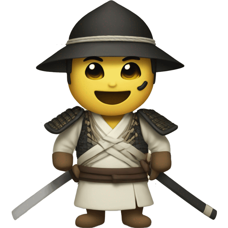 happy samourai  emoji