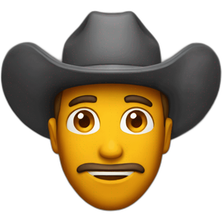 cowboy wearing (hat of fire) emoji