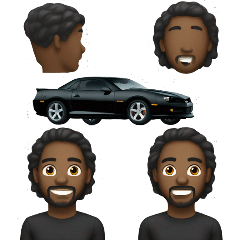 black 2001 camaro  emoji