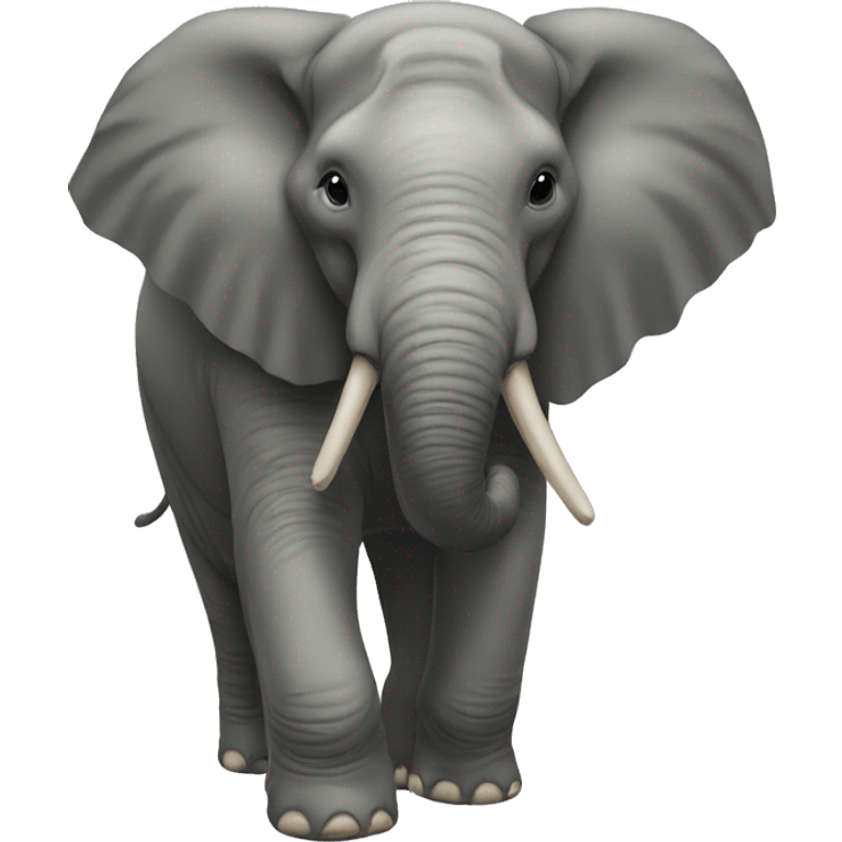 Éléphant qui marche dans la boue emoji