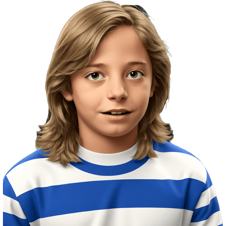 realistic portrait of a boy emoji